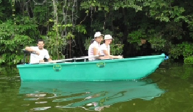 bote electrico y de remo tour ecologico entre las isletas